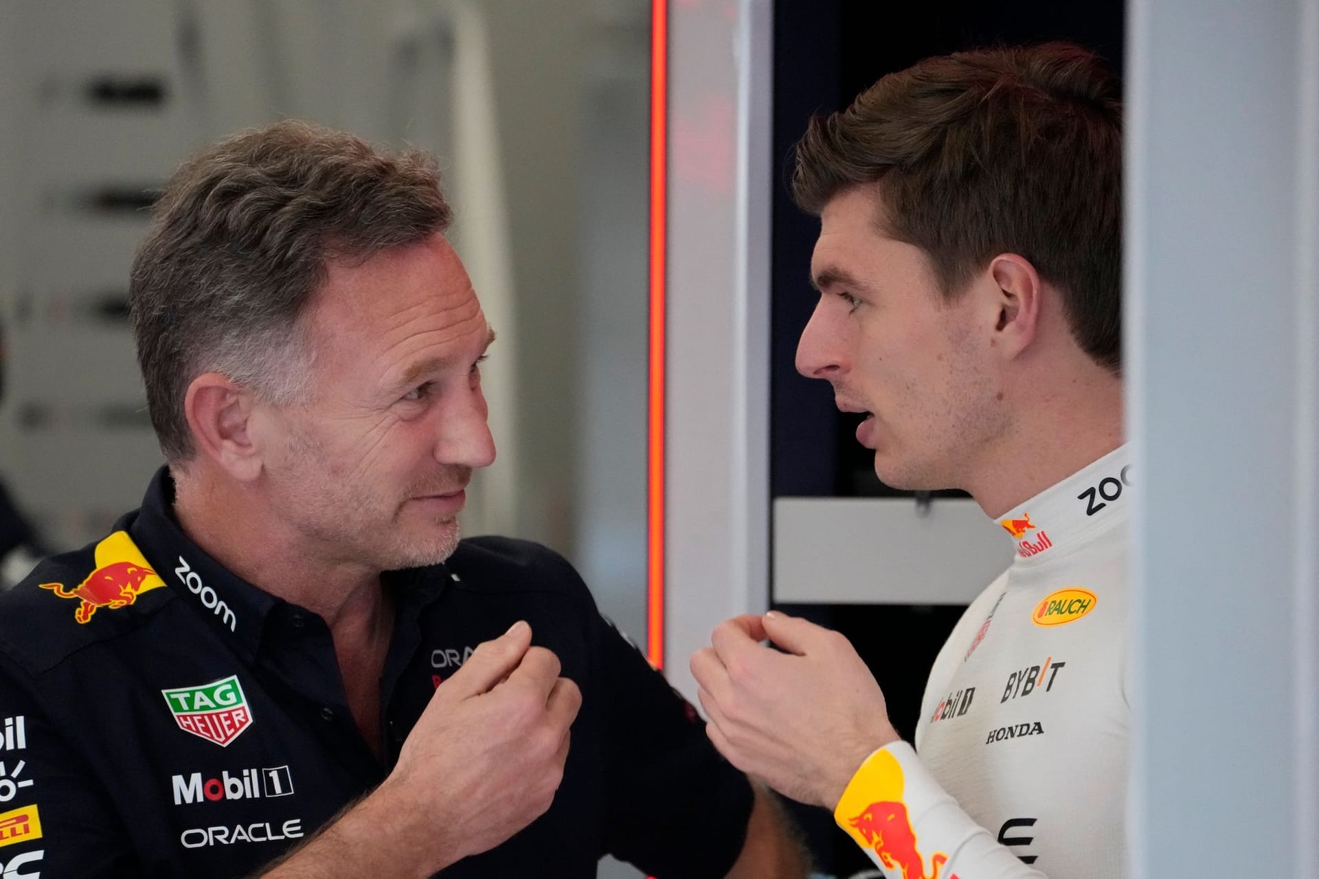 Horner und Verstappen