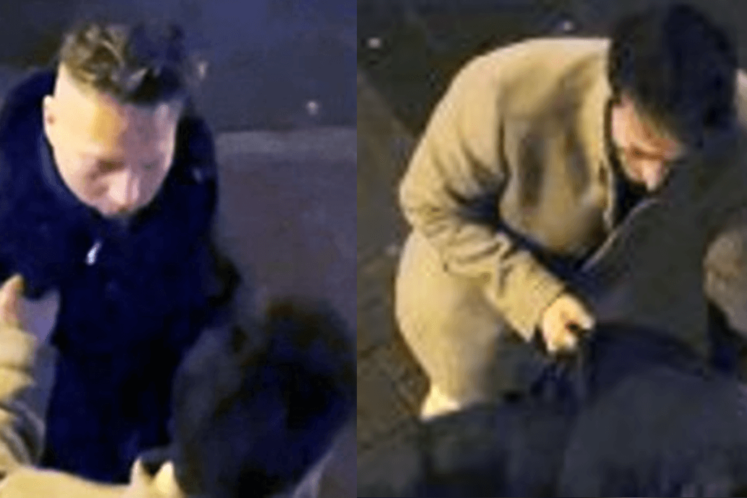 Die Gesuchten: Die beiden Männer sollen ihr Opfer schwer verletzt haben.