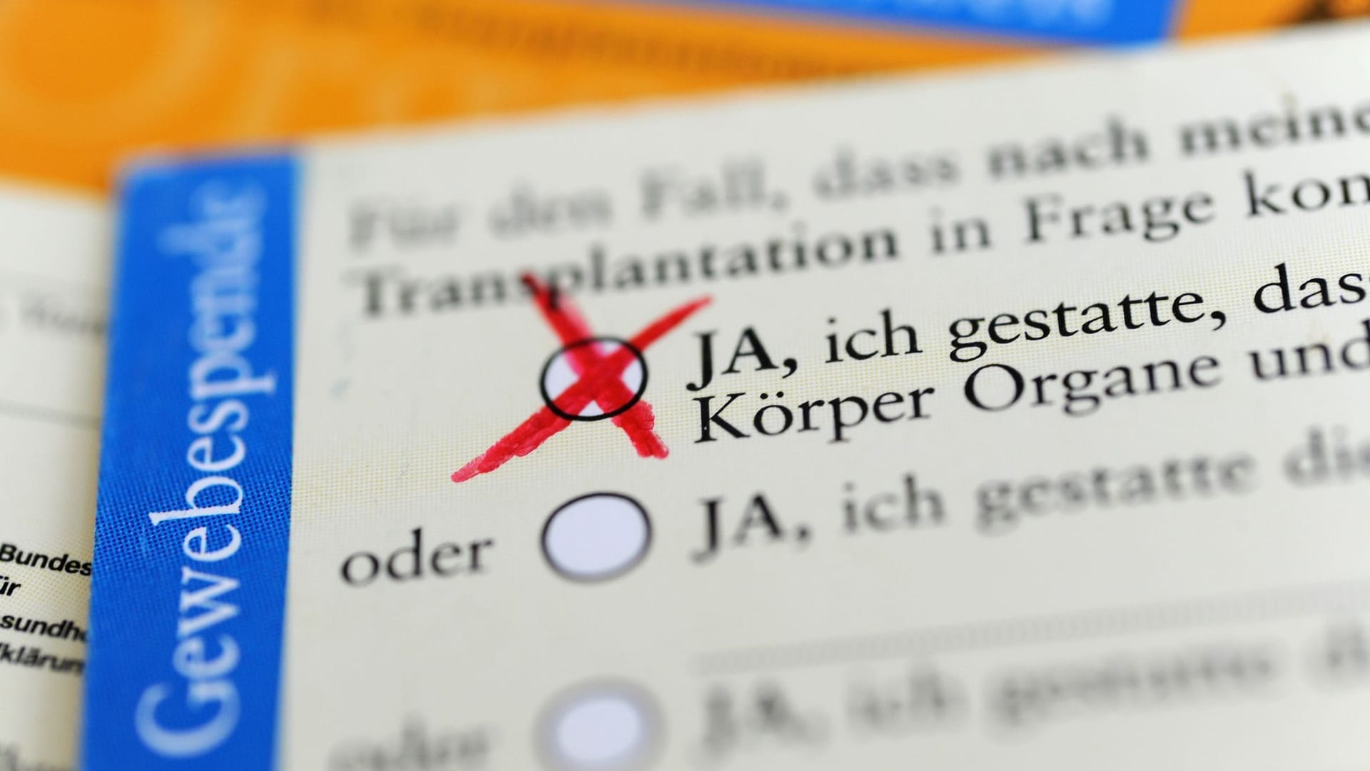 Organspendeausweis Organspendeausweis