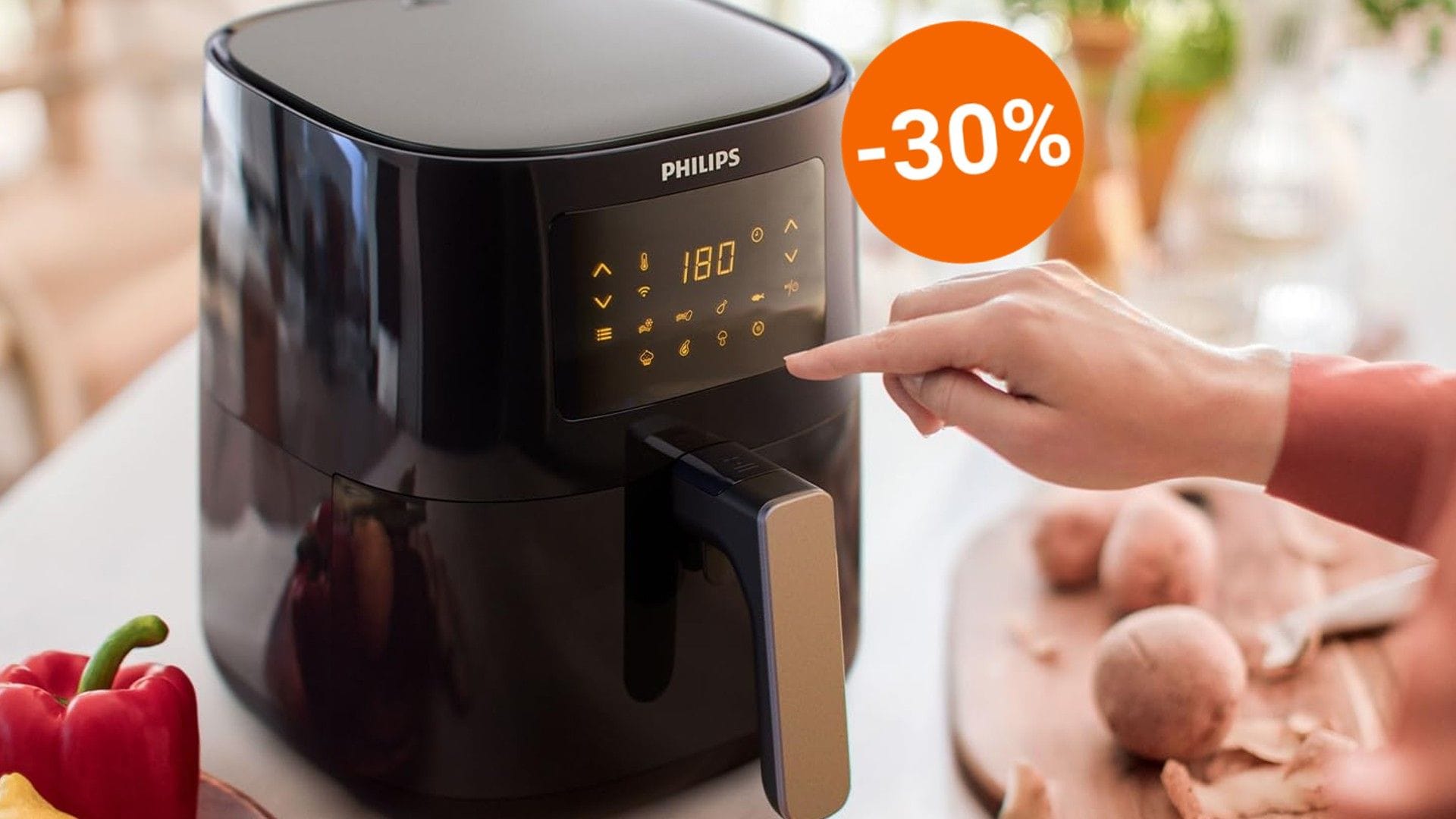 Der Airfryer von Philips ist heute bei Amazon zu einem attraktiven Preis erhältlich.