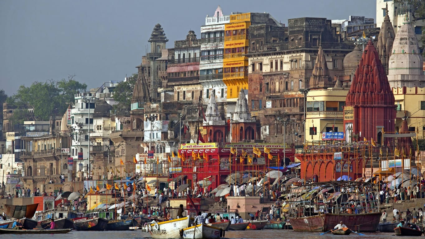 Varanasi: Die Stadt ist Jahrtausende alt.