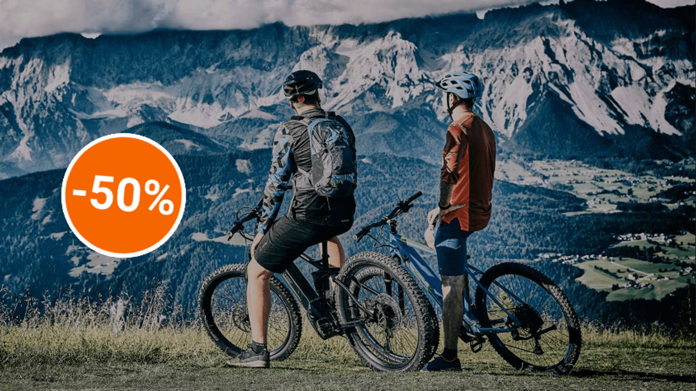 E-Bike im Angebot: Aldi verkauft ein elektronisches Mountainbike von Fischer mit 50 Prozent Rabatt (Symbolbild).