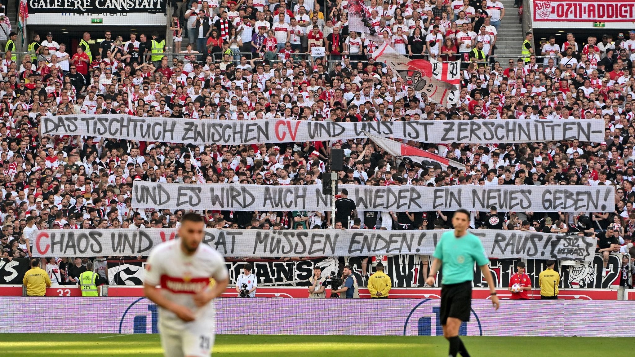 VfB-Fans protestieren erneut gegen eskalierten Machtkampf