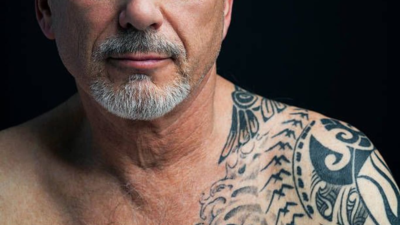 Tattoo auf der Haut: Nach Jahren können die Farben verblassen.