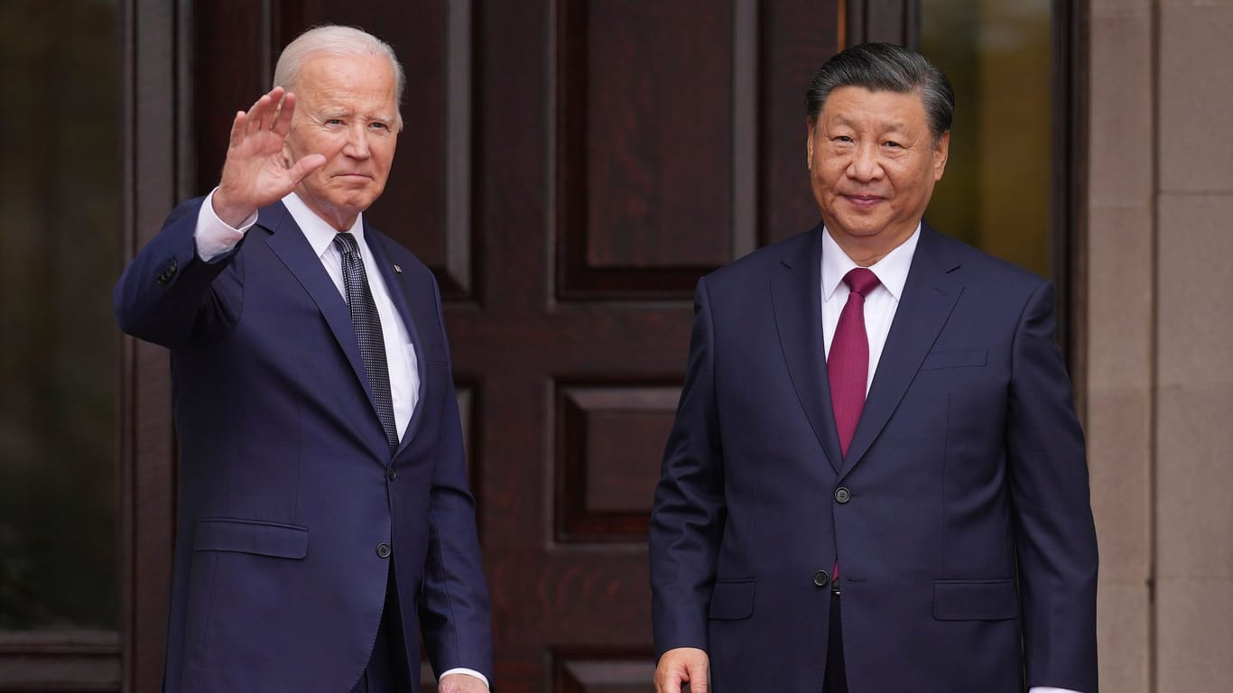 Joe Biden + Xi Jinping