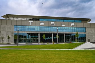 Autofabrik von Tesla in Grünheide