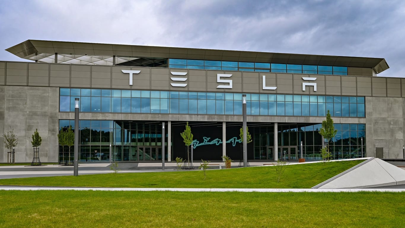 Autofabrik von Tesla in Grünheide