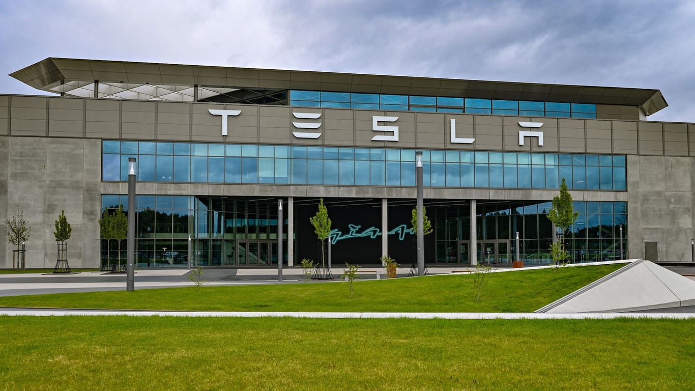 Autofabrik von Tesla in Grünheide