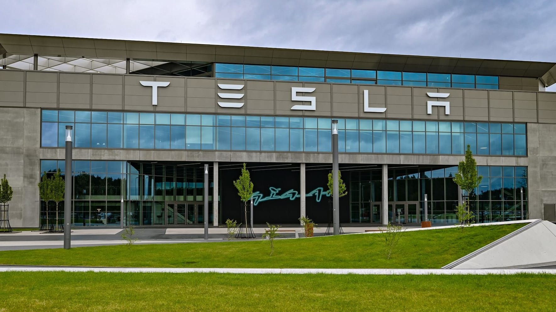 Autofabrik von Tesla in Grünheide