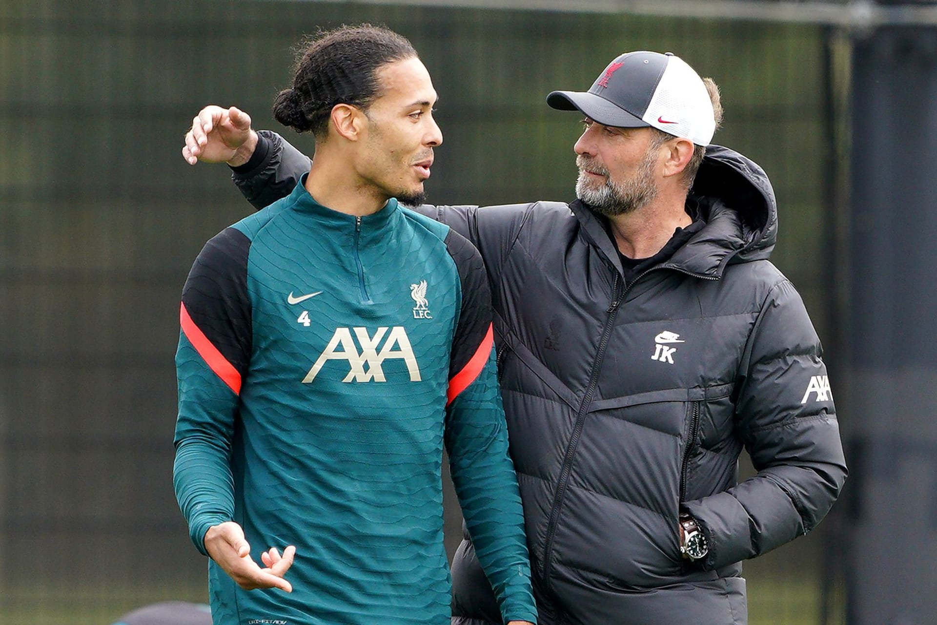 Virgil van Dijk und Jürgen Klopp