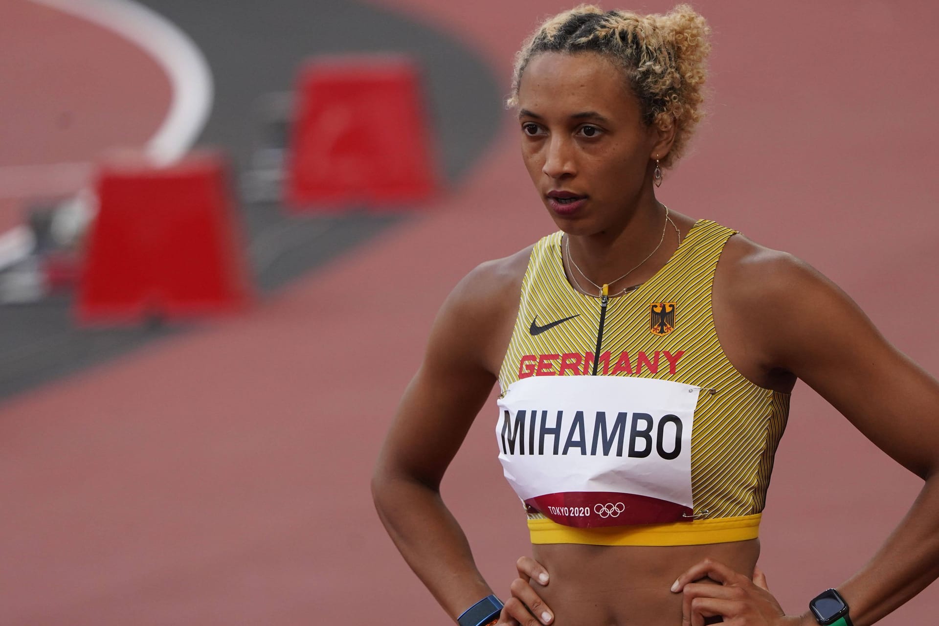 Malaika Mihambo in Tokio 2021: Nach Paris fährt sie als Titelverteidigerin.