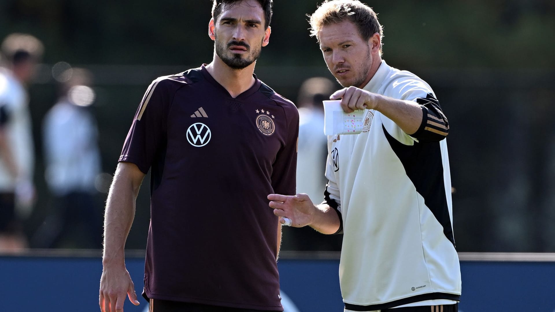 Mats Hummels und Julian Nagelsmann