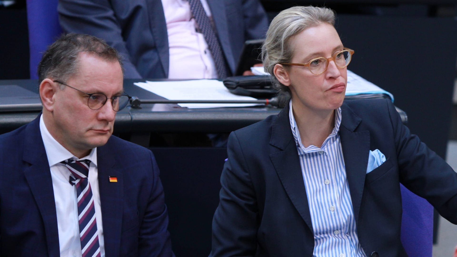 Alice Weidel und Tino Chrupalla: Ihre Partei darf nachrichtendienstlich überwacht werden.