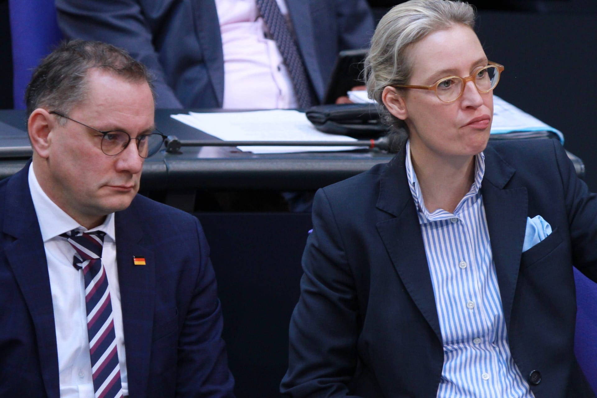 Alice Weidel und Tino Chrupalla: Ihre Partei darf nachrichtendienstlich überwacht werden.