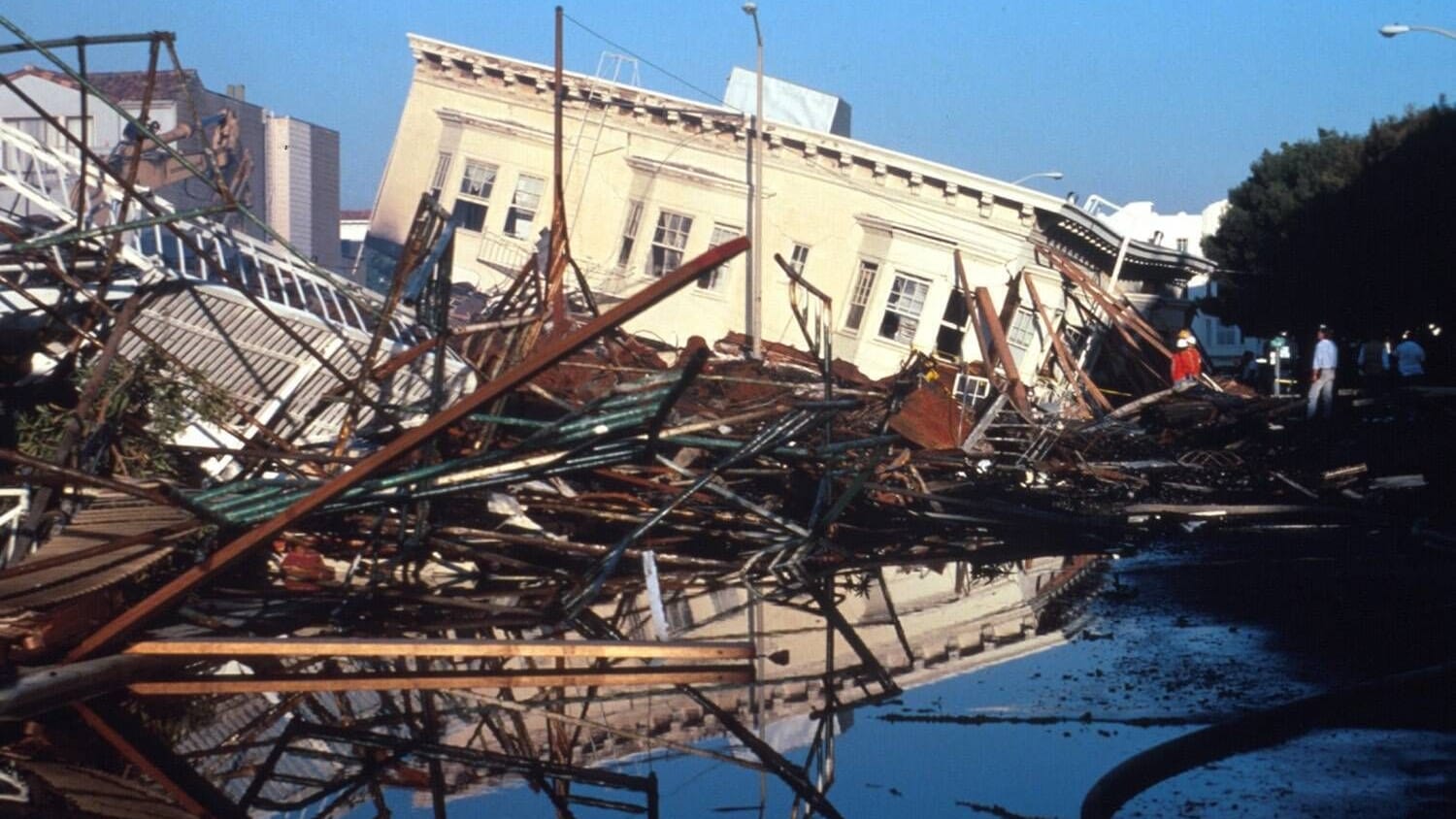 Schweres Erdbeben in der San Andreas Verwerfung im Jahr 1989 (Archivbild): Mit einer Stärke von 6,9 hat das Beben schwere Schäden angerichtet.