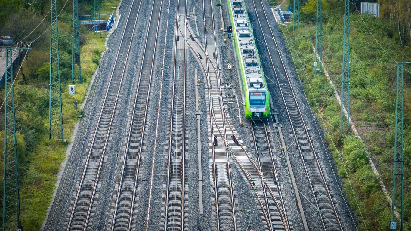 Bahnkreuz in Duisburg