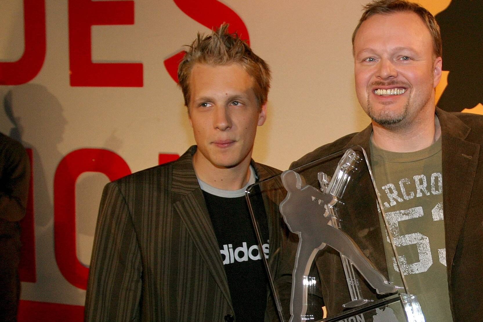 Oliver Pocher und Stefan Raab: Im Jahr 2005 traten die Entertainer noch zusammen auf.