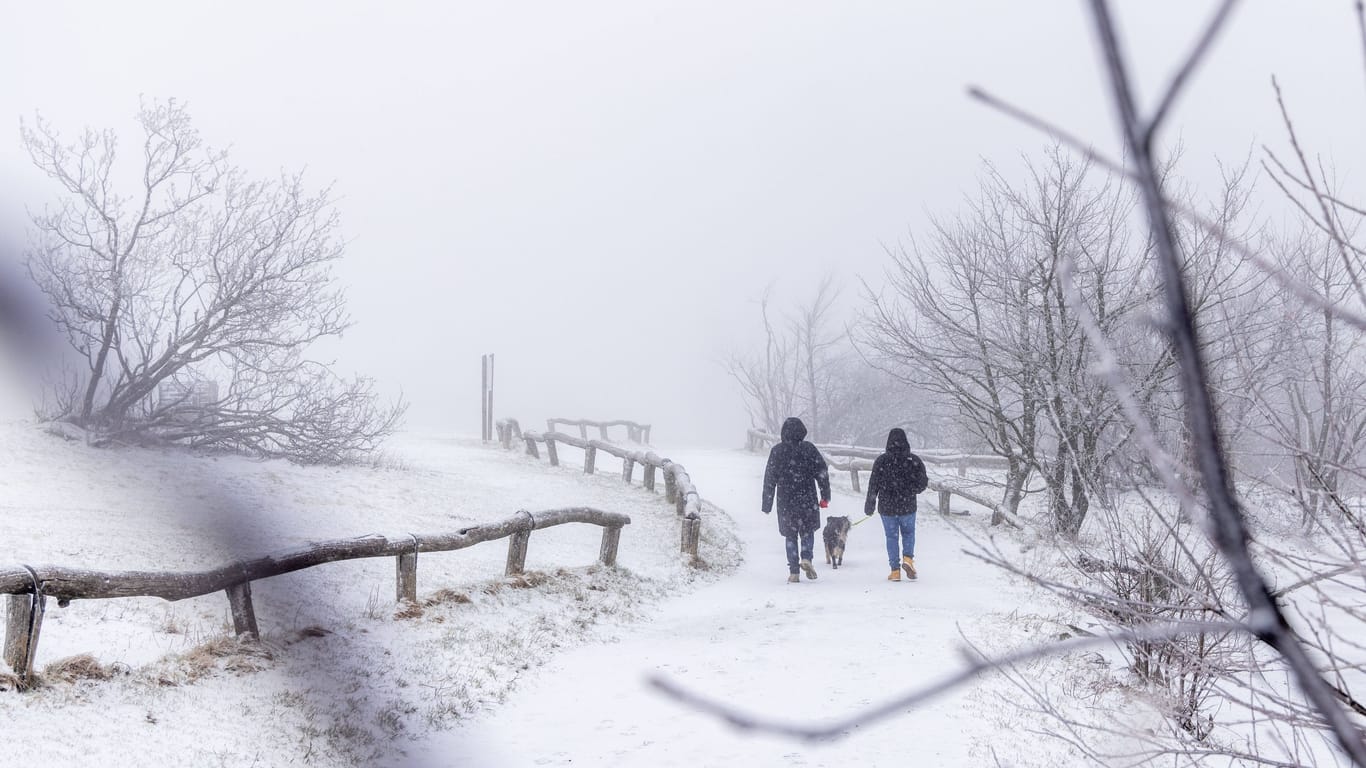 Winterwetter im Taunus (Symbolbild): In der kommenden Woche könnte es in einigen Regionen des Landes schneien.