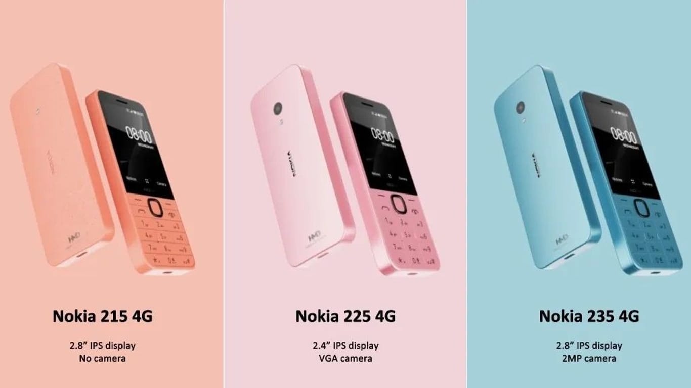 Nokia hat weitere Feature-Phones vorgestellt.