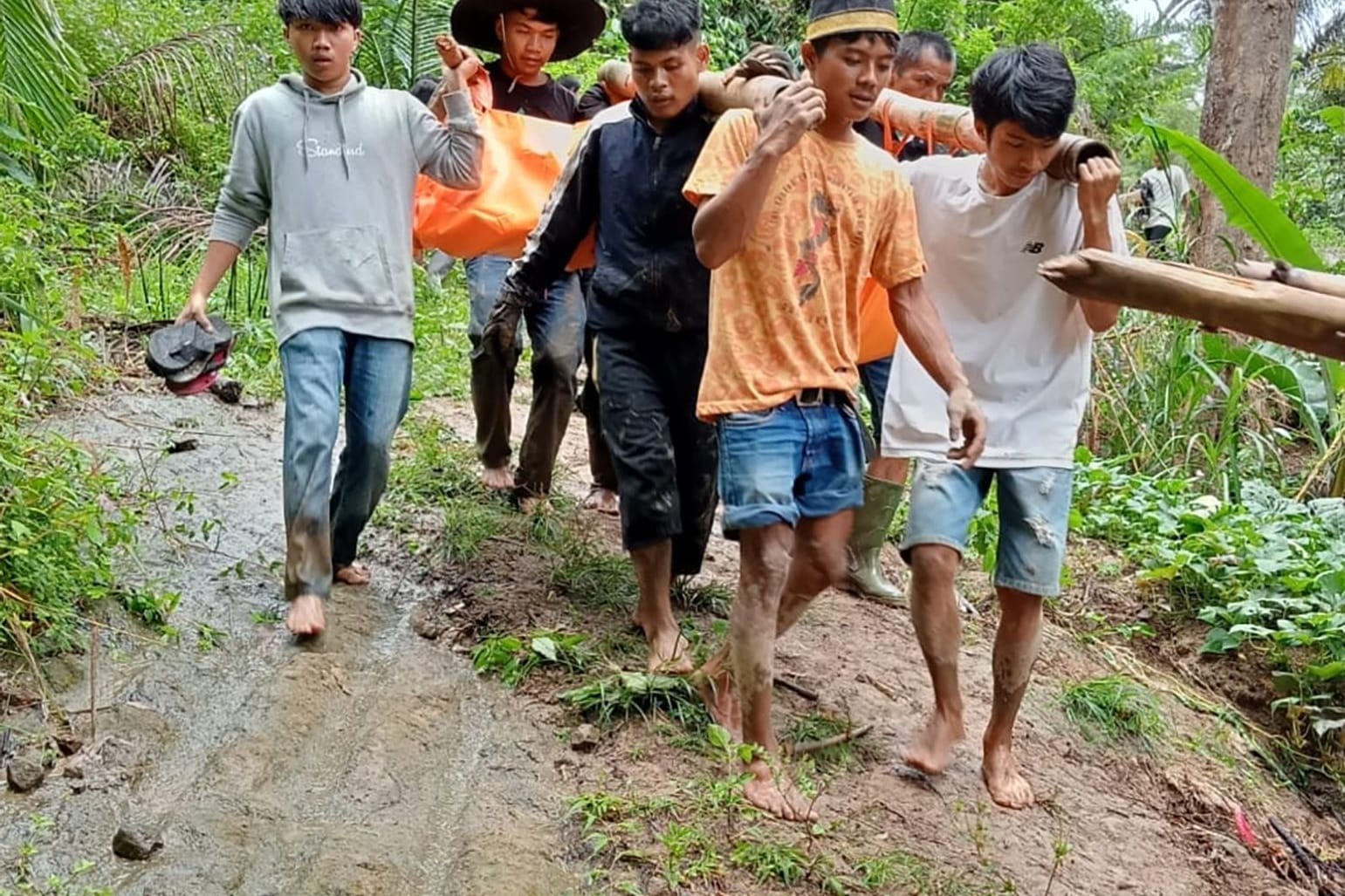 Erdrutsch in Indonesien