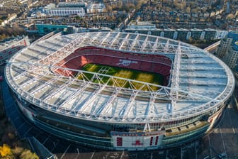 Das Emirates Stadion in London: Hier findet das CL-Spiel der Bayern statt.