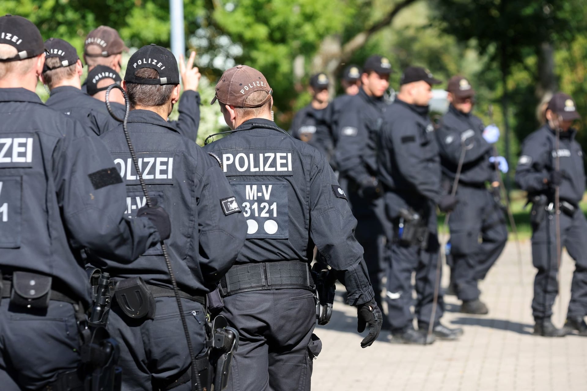 Polizei im Einsatz