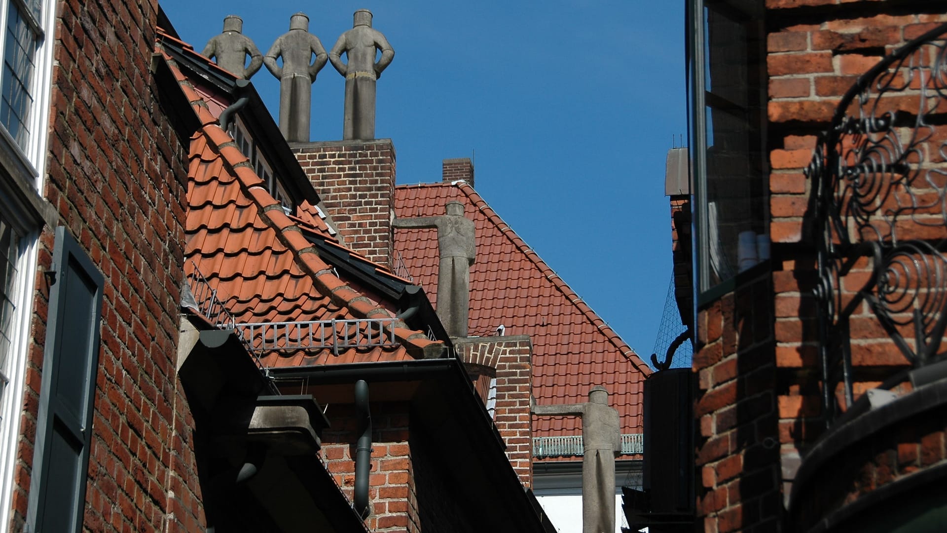 Auch auf dem Paula-Modersohn-Haus kann man die "Sieben Faulen" bewundern.