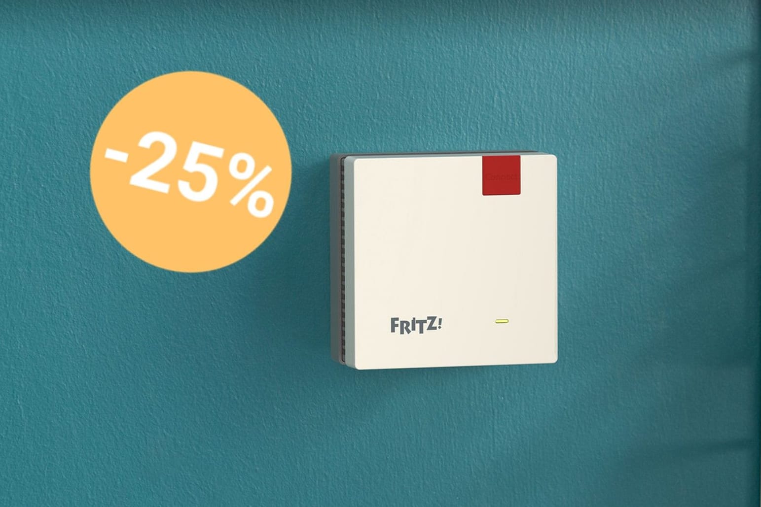 Jetzt für nicht mal 30 Euro sichern: Der Fritz!Repeater von AVM verstärkt das WLAN und sorgt für mehr Reichweite.