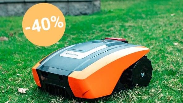 Perfekt für den Frühling und Sommer: Bei Amazon könne Sie jetzt auf einen leistungsstarken Mähroboter knapp 40 Prozent sparen.