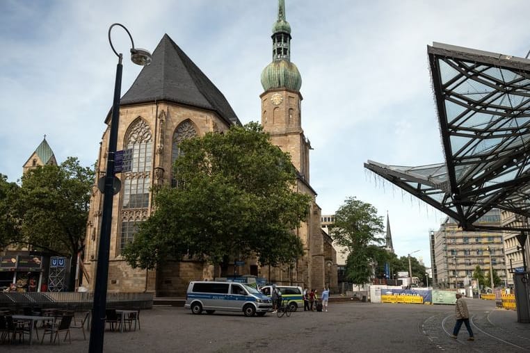 In der Nähe der Reinoldikirche kam es zu einem tragischen Polizei-Einsatz.