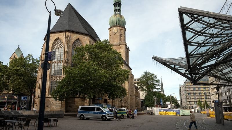 In der Nähe der Reinoldikirche kam es zu einem tragischen Polizei-Einsatz.