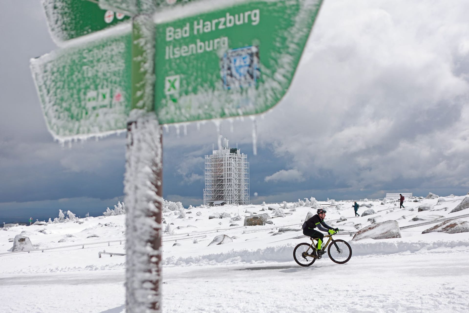 Schnee im Oberharz