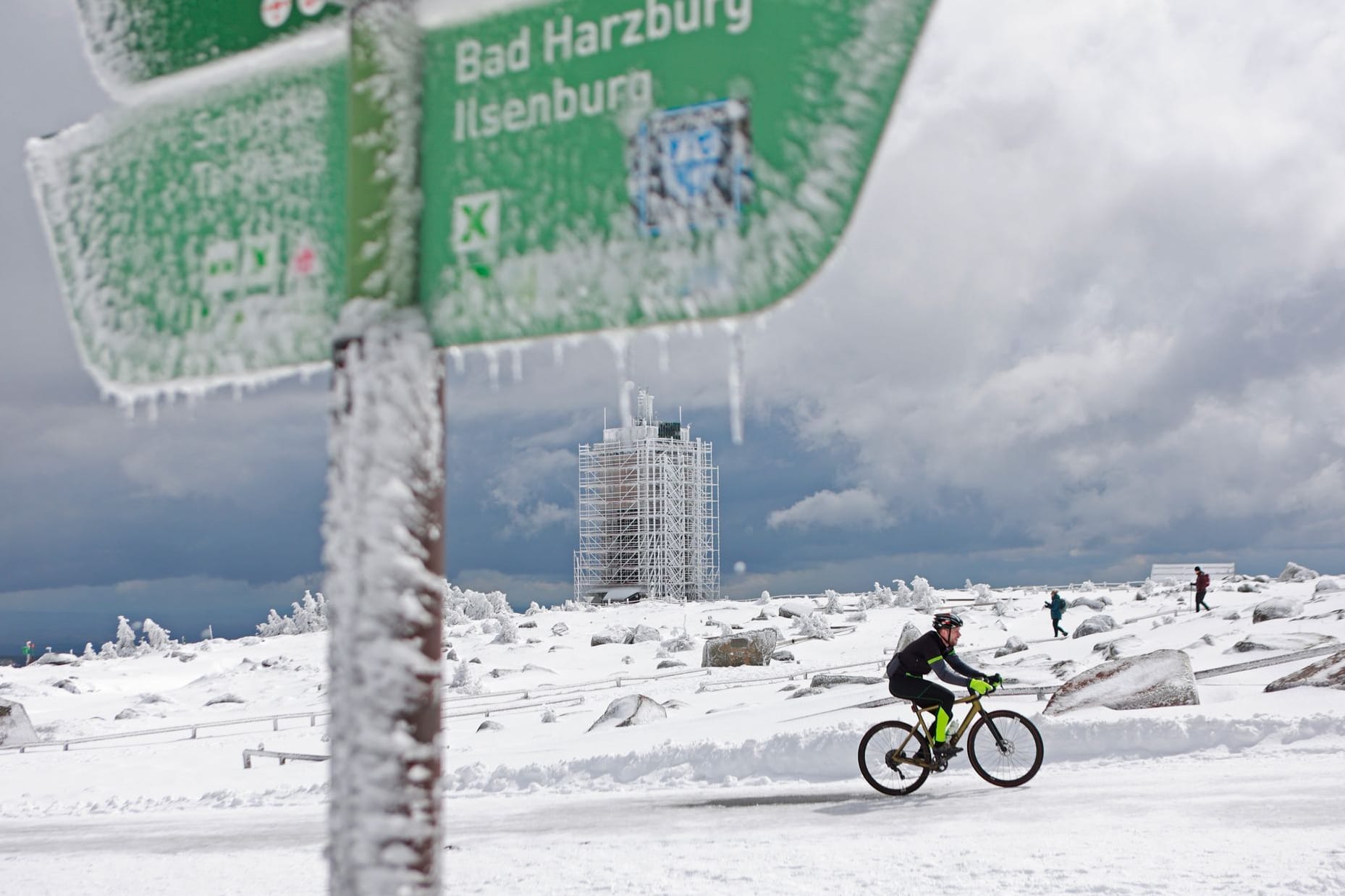 Schnee im Oberharz