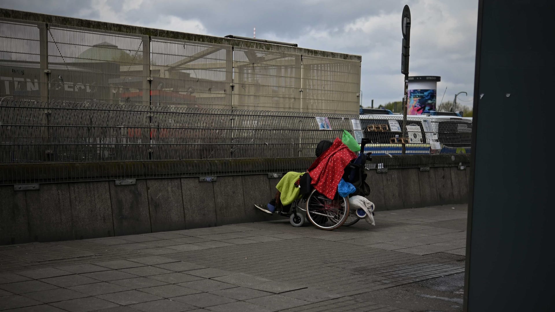 Elend am Hauptbahnhof Hamburg