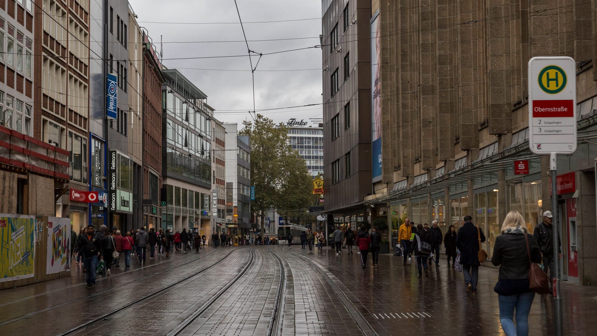 Obernstraße in Bremen: Viel los ist dort nur noch selten.