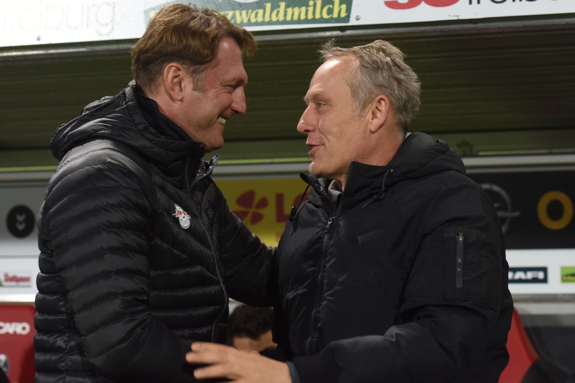 Hasenhüttl und Streich