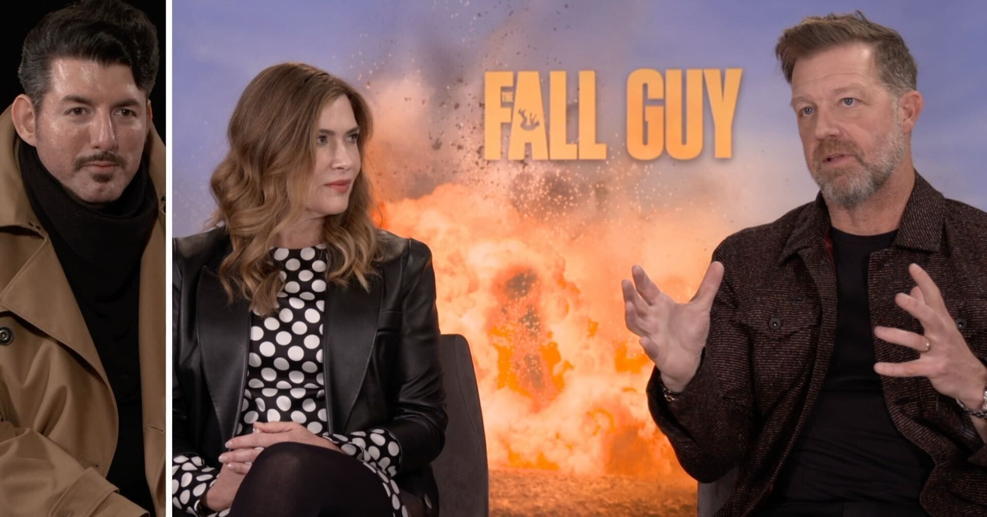 Besondere Verbindung zu "The Fall Guy": Regisseur David Leitch (r.) und Ehefrau und Produzentin Kelly McCormick im Interview gegenüber t-online-Redakteur David Digili.
