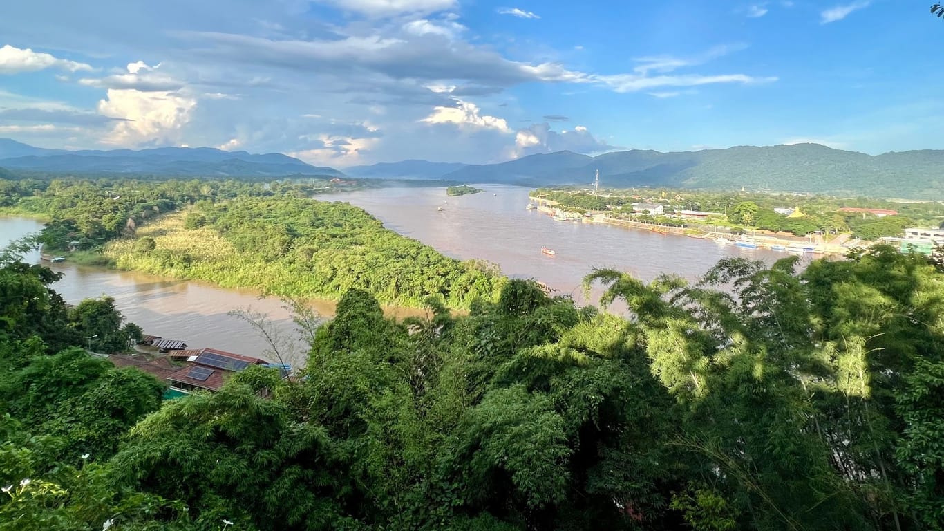 Der Mekong am Goldenen Dreieck zwischen Laos, Thailand und Myanmar. (Archivbild)