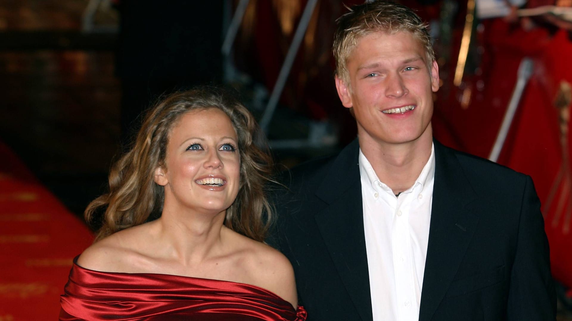 Barbara Schöneberger und Paul Keuter 2004 bei der Goldenen Kamera in Berlin