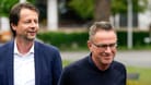 Peter Schöttel (l.) und Ralf Rangnick: Der ÖFB-Sportdirektor hat über das Interesse des FC Bayern gesprochen.