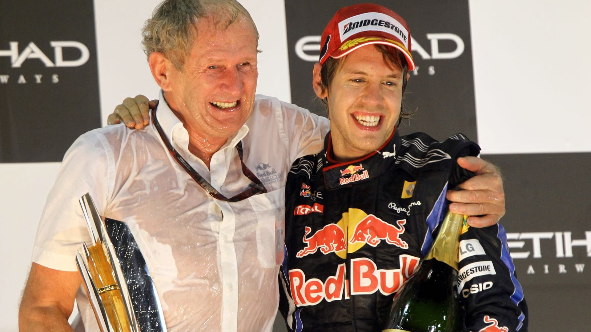 Helmut Marko und Sebastian Vettel