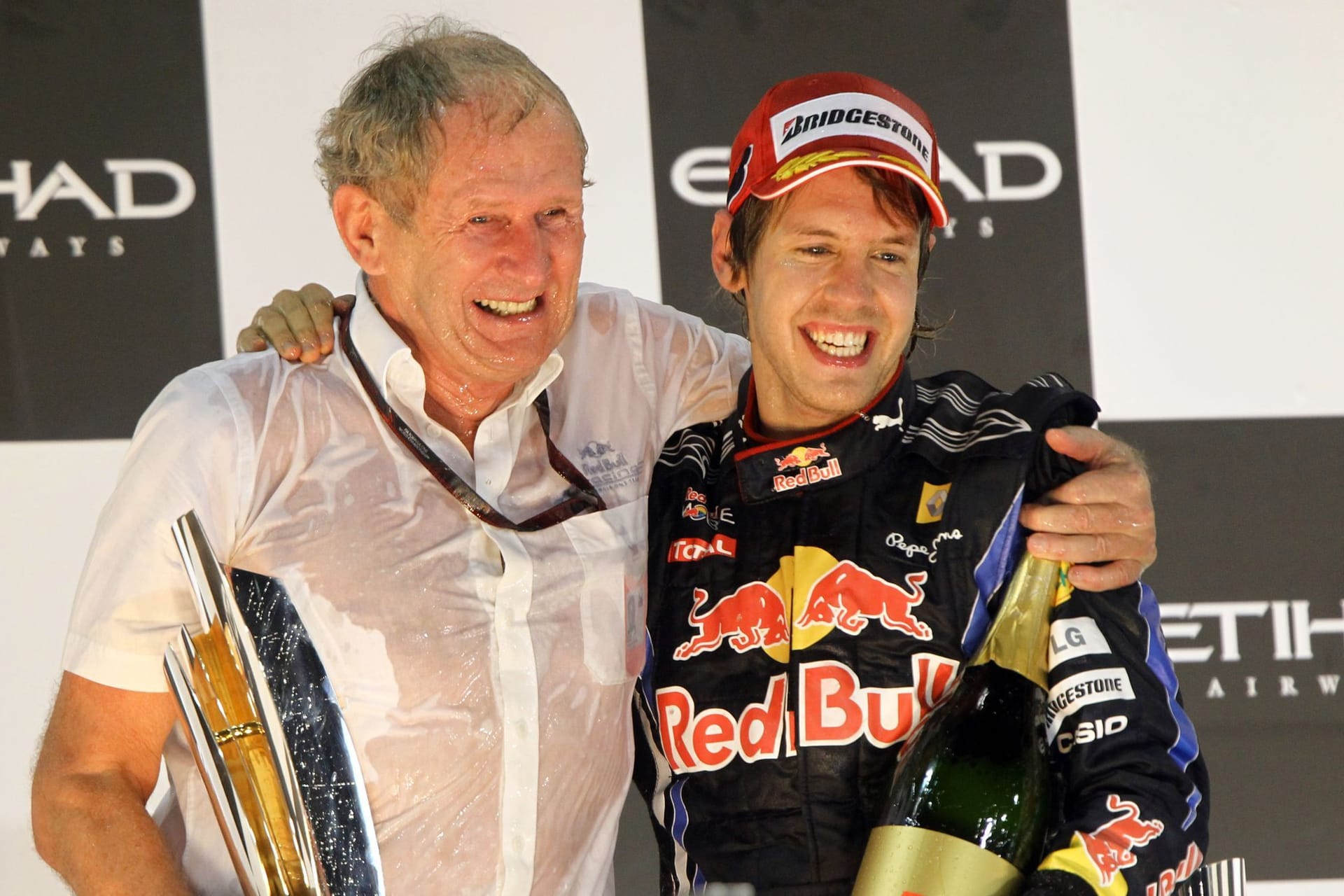 Helmut Marko und Sebastian Vettel