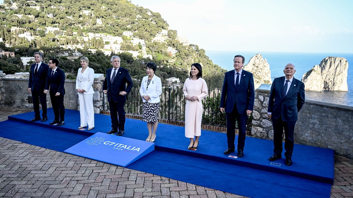 Die G7 ringen bei ihrem Treffen auf Capri im Angesicht mehrerer globaler Krisen um eine Trendwende.