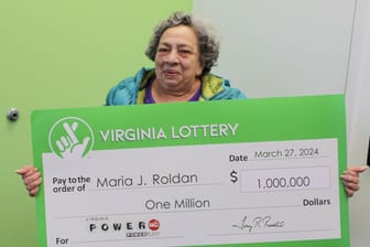 Miria Roldan hat nur durch Zufall die Lotterie im US-Bundesstaat Virginia gewonnen.