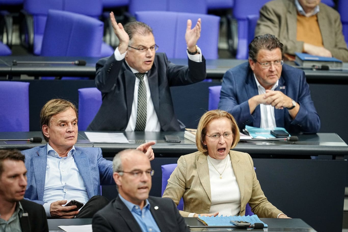 AfD-Fraktion im Bundestag: Sie kassiert so viele Ordnungsrufe wie keine andere Partei.