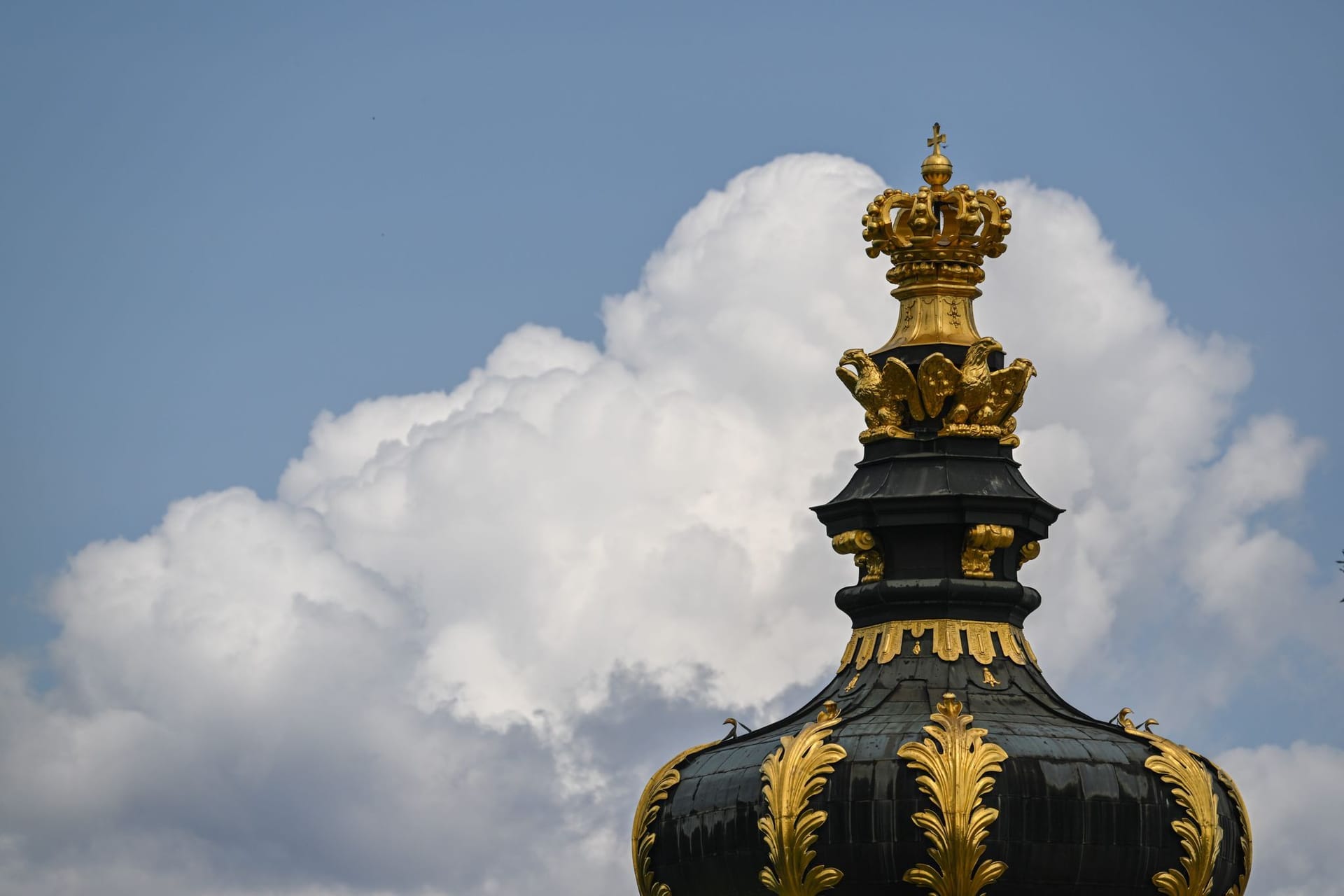 Sonne-Wolken-Mix in Dresden