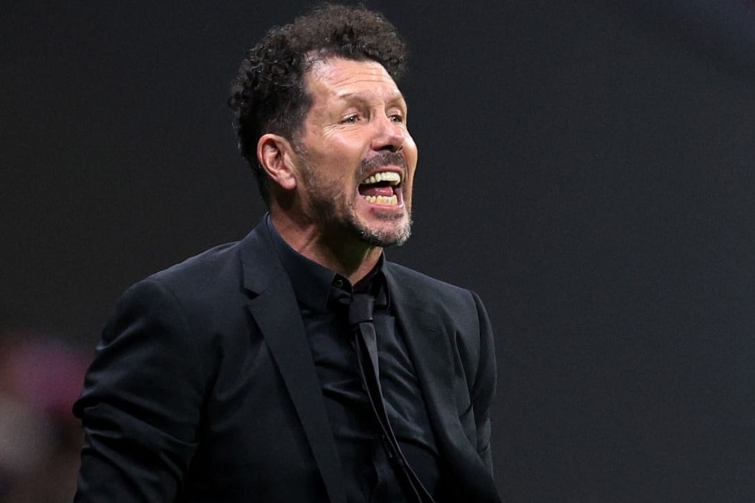 Diego Simeone: Atléticos Trainer war wieder ein Heißsport an der Seitenlinie.