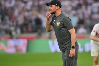 Trainer Sebastian Hoeneß vom VfB Stuttgart