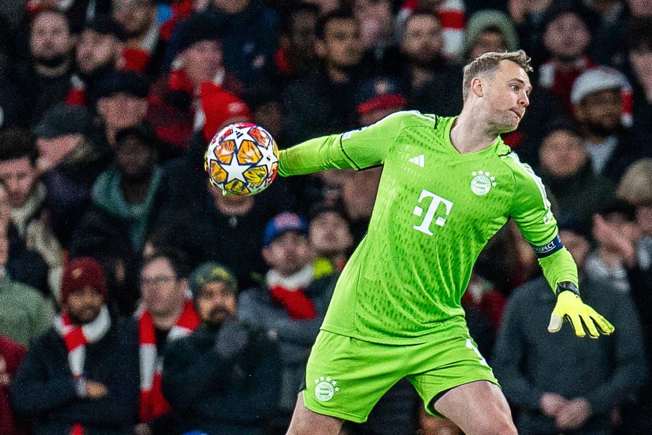 Manuel Neuer: Die Bayern erkämpften sich bei Arsenal ein Remis.