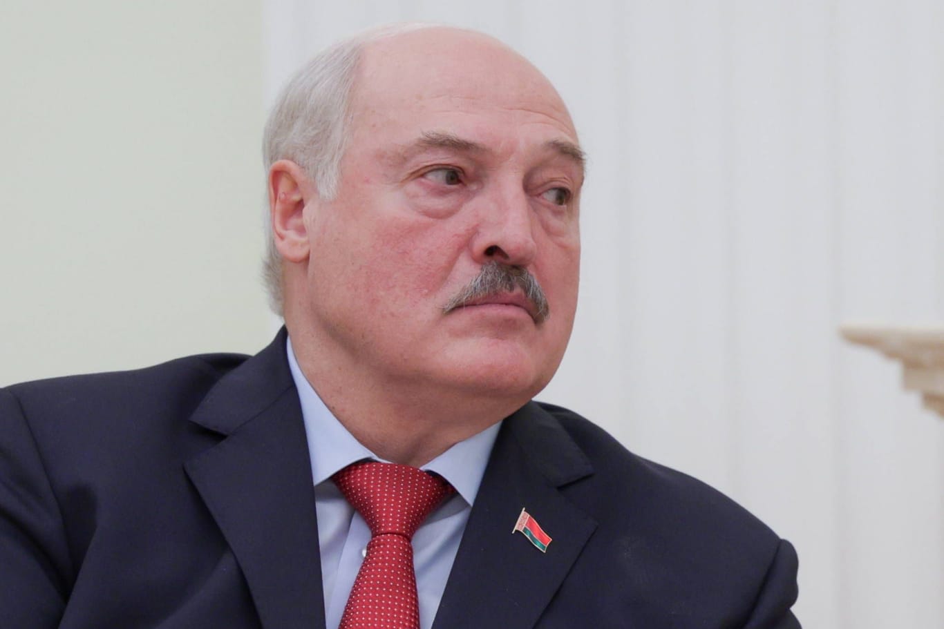Alexander Lukaschenko bei seinem Besuch in Moskau: Er sei wegen der polnischen Führung besorgt, sagte er.